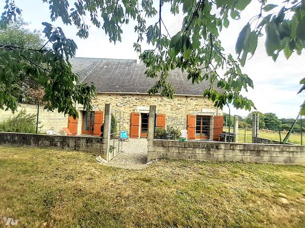 Fermette à la campagne, restaurée avec jardin