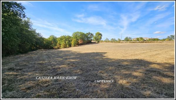 EXCLUSIVITÉ – TERRAIN VIABILISÉ DE 2238 M² À BIRAN (32) -BELLE EXPOSITION SUD