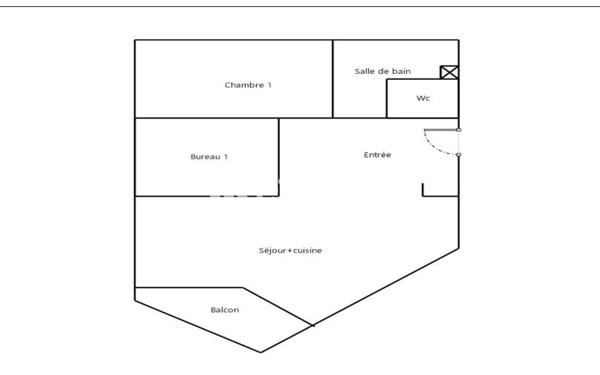 Appartement 3 pièces - 55 m² Exclusivité efficity