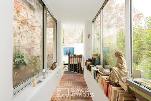 Maison atypique dans une bulle de verdure proche mer