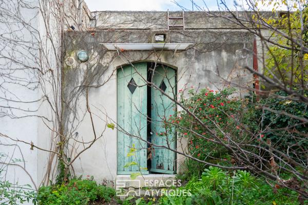 Maison atypique dans une bulle de verdure proche mer