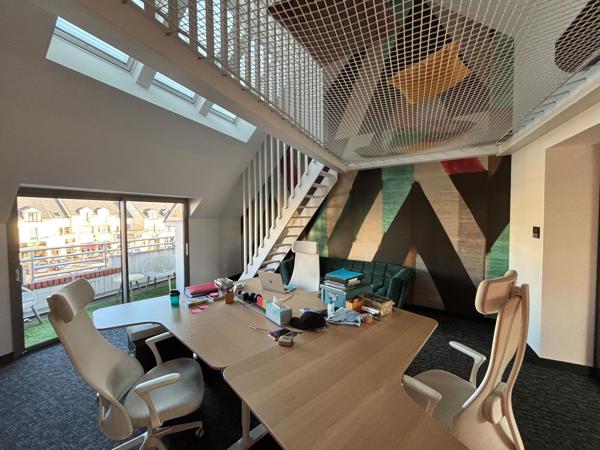 Bureaux à louer rénovés avec terrasse à Saint-Herblain centre