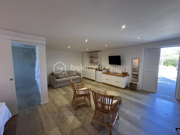 Villa 6 pièces 300 m² à Boucan Canot

Située à 1min à pied de la plage de Boucan Canot, cette propriété de standing avec piscine dispose de 300 m² habitables sur un terrain de 1 300 m².

La villa offre de beaux volumes et une configuration idéale pour une résidence principale, secondaire ou un investissement avec rendement locatif.

Elle se compose d’une suite parentale avec dressing et salle de bain, ainsi que de plusieurs espaces de vie ouverts sur l’extérieur.
À l’extérieur, vous profitez d’une grande terrasse couverte sans vis-à-vis, donnant sur une piscine.

Le bien dispose également de 4 studios indépendants, parfaitement adaptés à la location saisonnière ou à l’accueil de famille et amis.

Prestations complémentaires :

Cave à vin réfrigérée d’une capacité de 1 800 bouteilles
Sauna
Jacuzzi
Environnement calme et recherché

Bien rare sur le secteur de Boucan Canot.
Cette annonce référence 332862 vous est présentée par votre agent commercial BSK Immobilier GUILLAUME TRANCHARD (EI) immatriculé au RSAC de SAINT-PIERRE (97410) sous le numéro 84174741300026.

Prix du bien : 2 100 000,00 €