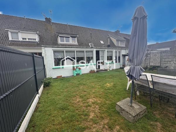 Maison 4p à rénover, 99m2, terrain 324m2, Arques