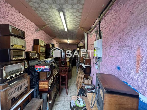 Maison 4p à rénover, 99m2, terrain 324m2, Arques