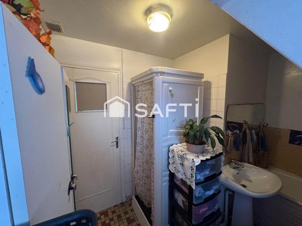 Maison 4p à rénover, 99m2, terrain 324m2, Arques