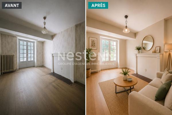 Maison de caractère de 107 m² à réinventer