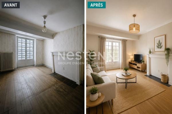 Maison de caractère de 107 m² à réinventer