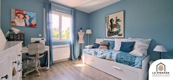 Maison 145 m² - 4 ch + bureau - Piscine - Carport