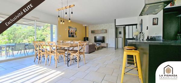 Maison 145 m² - 4 ch + bureau - Piscine - Carport