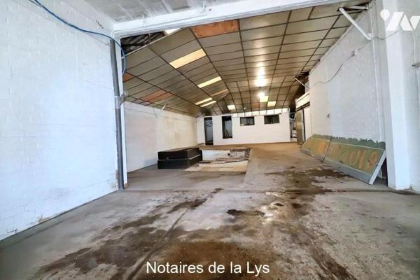 HANGAR avec 2 chambres froides et un quai de Livraison à Vendre à Armentières (59280) en Nord (...