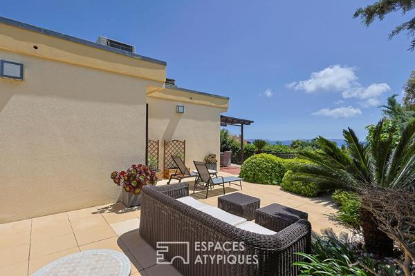 Villa d’architecte et sa vue mer exceptionnelle