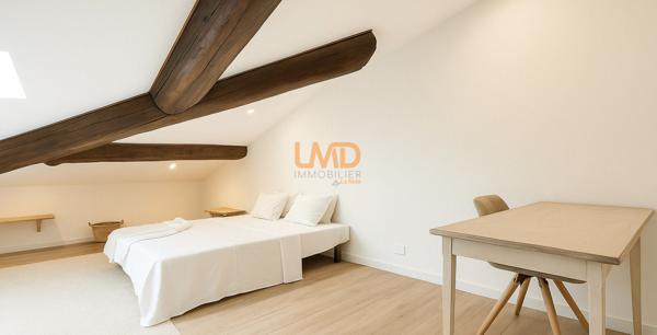 T2 atypique 50m2 au sol, centre-ville, bel immeuble