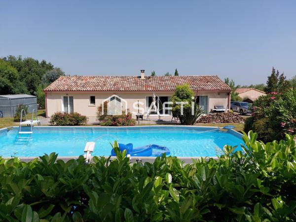 Maison 5 pièces située sur un terrain de 1 293 m²