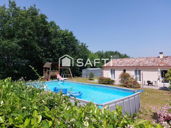 Maison 5 pièces située sur un terrain de 1 293 m²