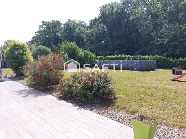 Maison 5 pièces située sur un terrain de 1 293 m²