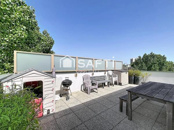 Appartement 4 pièces de 79 m² avec exceptionnelle terrasse de 54 m² – Dernier étage