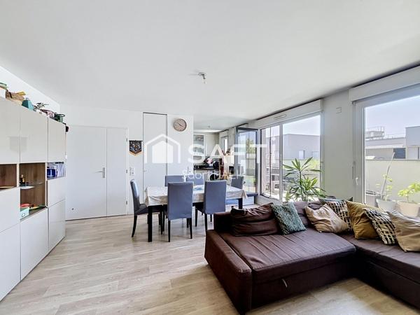 Appartement 4 pièces de 79 m² avec exceptionnelle terrasse de 54 m² – Dernier étage