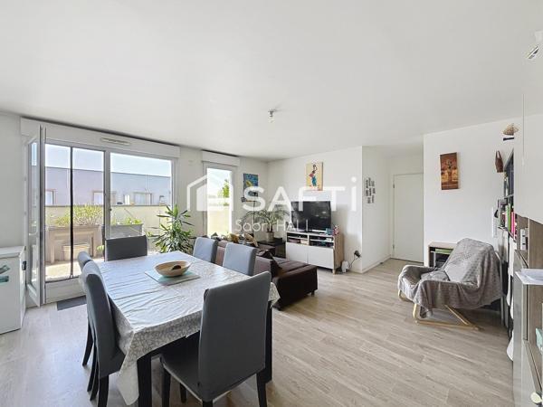 Appartement 4 pièces de 79 m² avec exceptionnelle terrasse de 54 m² – Dernier étage