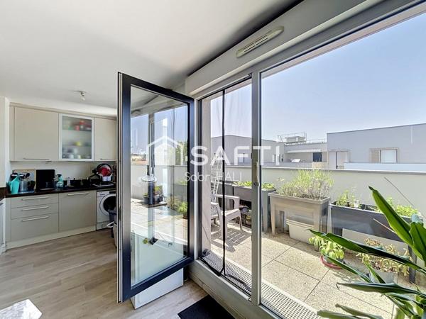 Appartement 4 pièces de 79 m² avec exceptionnelle terrasse de 54 m² – Dernier étage