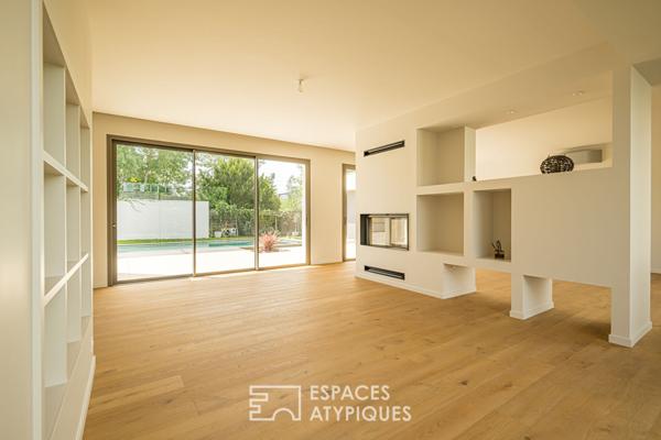 Maison d’architecte contemporaine de plain-pied au coeur de Bruges