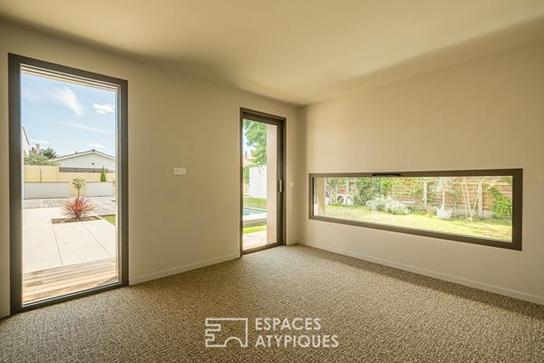 Maison d’architecte contemporaine de plain-pied au coeur de Bruges