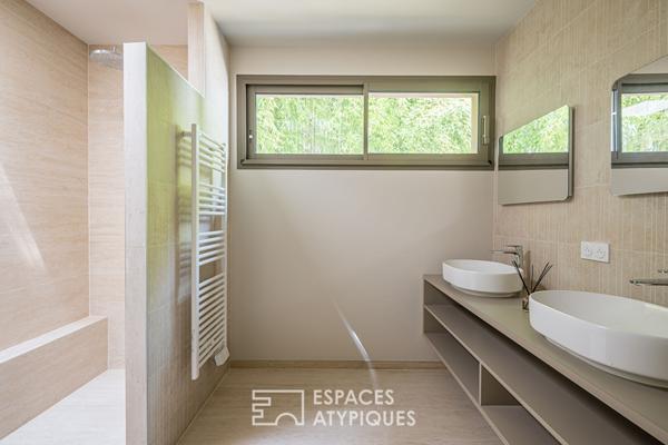 Maison d’architecte contemporaine de plain-pied au coeur de Bruges