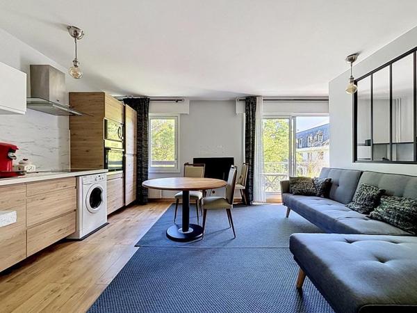 Studio aménagé en 2 pièces, résidence avec piscine et tennis