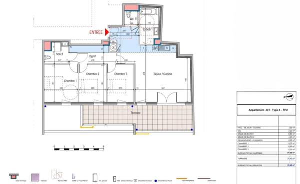 T4, Garage, Terrasse, 3 Chambres