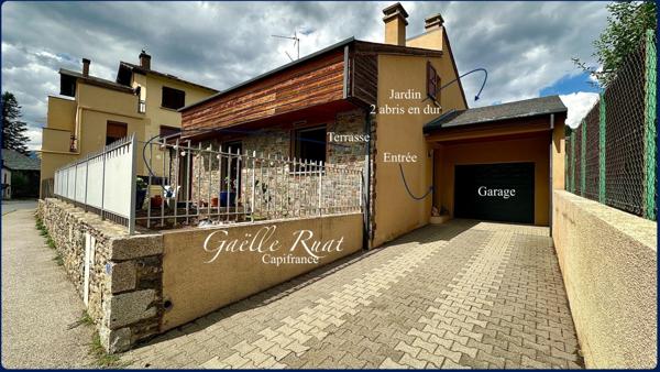 Maison familiale 4 chambres avec jardin et garage à Saillagouse – Cerdagne