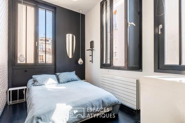 Loft de caractère au calme d’une cour dans une ancienne fabrique de canapés