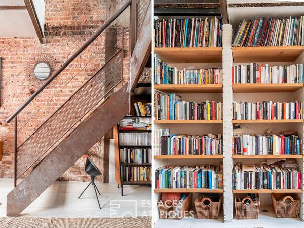 Loft de caractère au calme d’une cour dans une ancienne fabrique de canapés