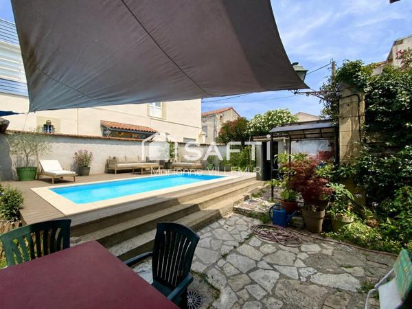 Maison centre d'Agen avec jardin, piscine, garage et cave
