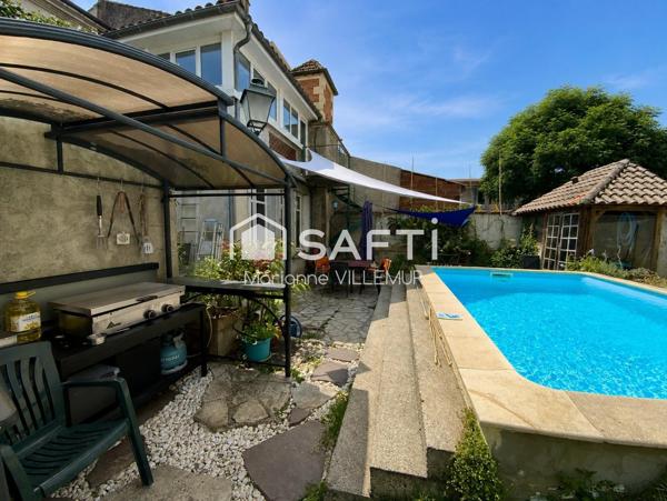 Maison centre d'Agen avec jardin, piscine, garage et cave