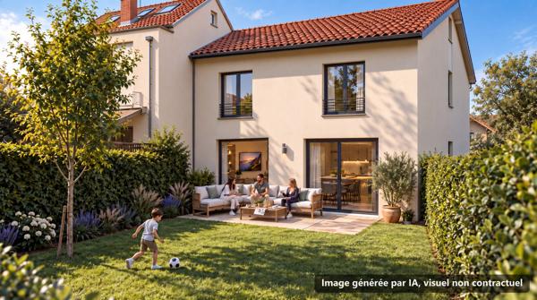 LYON 8 -BACHUT - TERRAIN À BÂTIR DE 317 m² AVEC PERMIS DE CONSTRUIRE PURGÉ