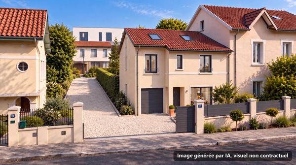 LYON 8 -BACHUT - TERRAIN À BÂTIR DE 317 m² AVEC PERMIS DE CONSTRUIRE PURGÉ