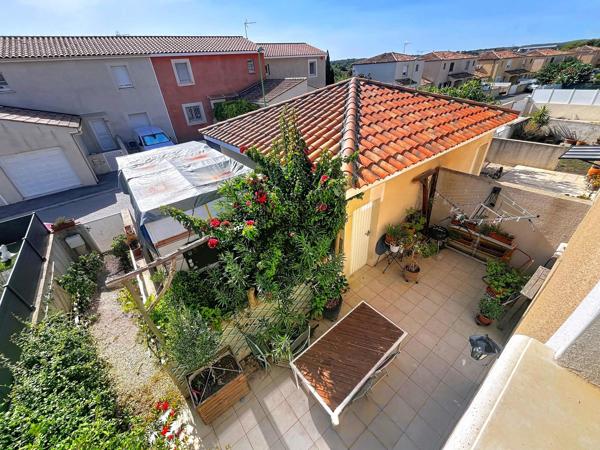 Maison 105m² avec extérieurs et garage à Mèze