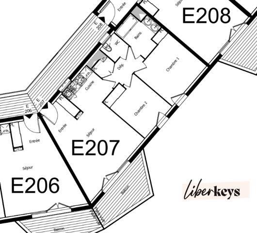 Appartement 61m2 T3 - Bas Cenon