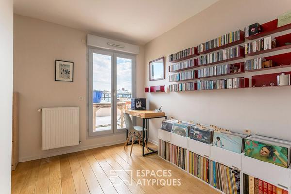 Appartement duplex en dernier étage avec grandes terrasses