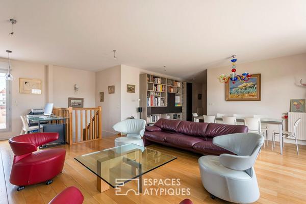 Appartement duplex en dernier étage avec grandes terrasses