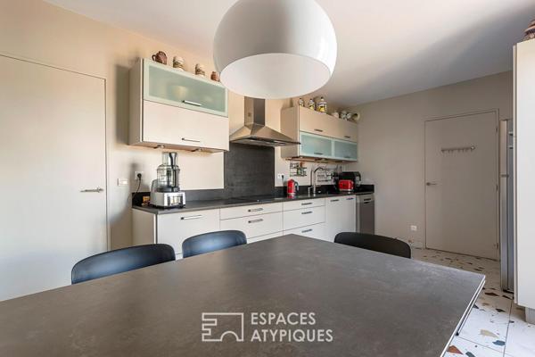 Appartement duplex en dernier étage avec grandes terrasses
