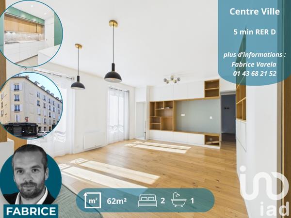 Appartement à vendre 3 pièces 62 m² Maisons-Alfort