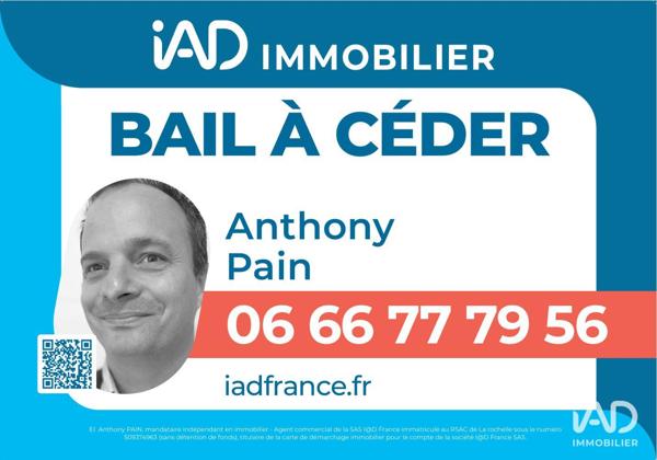 Droit au bail à vendre 45 m² La Rochelle