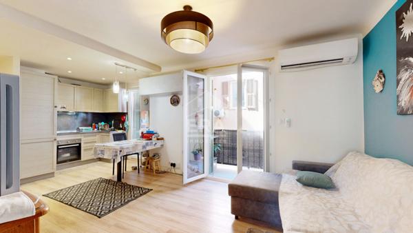 NICE - NORD / CESSOLE : JOLI 3 PIÈCES TRAVERSANT AVEC BALCONS