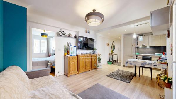 NICE - NORD / CESSOLE : JOLI 3 PIÈCES TRAVERSANT AVEC BALCONS