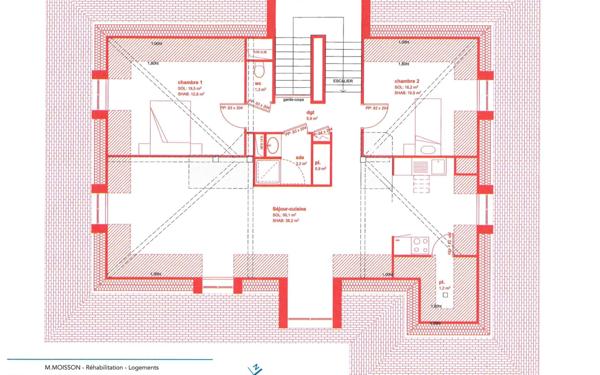 Appartement à vendre    3 pièces •  Argentan