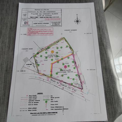 Terrain à vendre N°1 proche de VIC DE CHASSENAY (21)