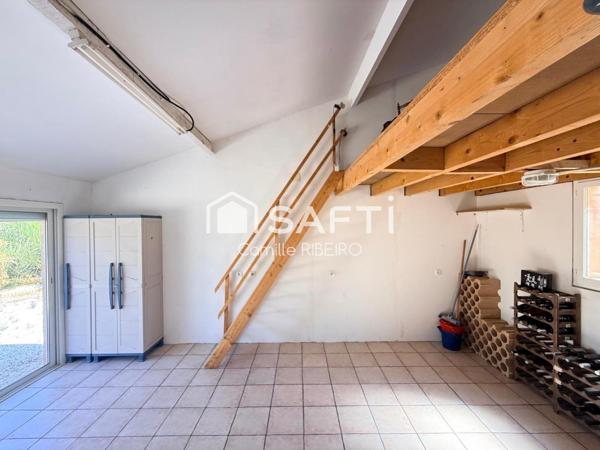 PIA,VILLA T4 PLAIN-PIED DE 140M2 ,STUDIO ,TERRAIN  DE 1668M2
