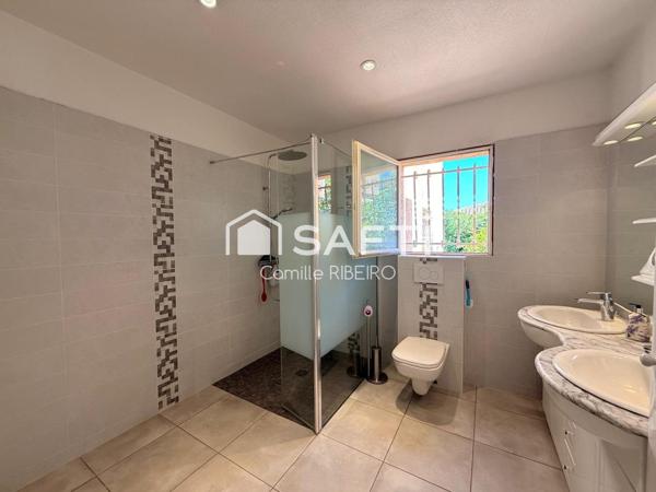 PIA,VILLA T4 PLAIN-PIED DE 140M2 ,STUDIO ,TERRAIN  DE 1668M2