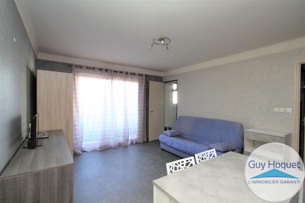 A louer - Studio meublé à l'année - Canet en Roussillon + parking